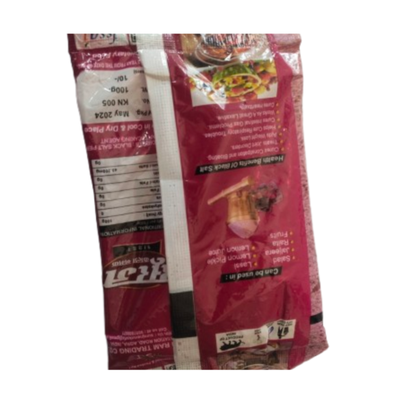 Authentic Himalayan black salt powder, traditionally processed to retain its signature sulfurous aroma and health benefits.