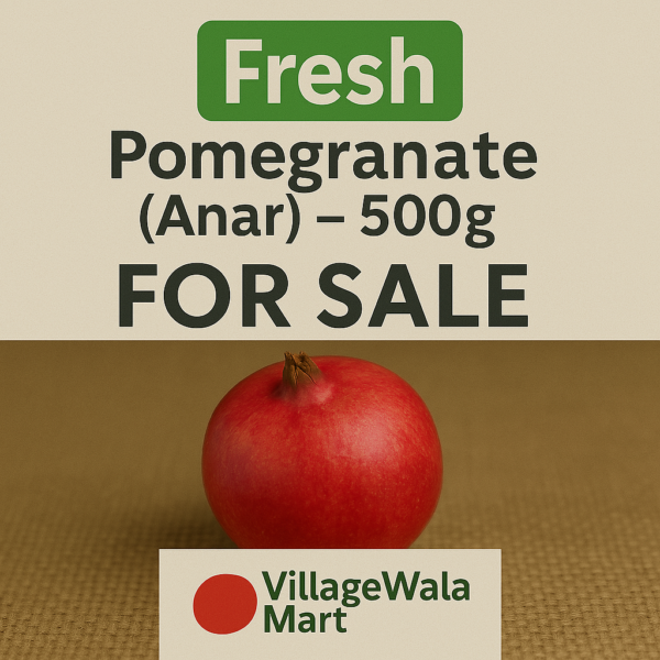 Indulge in the exquisite taste of our premium pomegranates, carefully selected for their perfect balance of sweetness and tang. Each 500g pack contains fresh, juicy Anar bursting with nutrient-rich ruby arils - nature's perfect snack for health-conscious foodies!