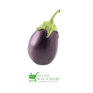 Fresh Big Brinjal (Bharta Baingan) - 1kg The Meaty, Versatile Star of Indian Cuisine