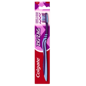 Colgate Zig Zag Medium Bristle Toothbrush - 1 pc Advanced Cleaning Toothbrush for Complete Oral Care Key Features: ✔ Zig-Zag Bristle Design - Unique bristle arrangement removes up to 27% more plaque than regular toothbrushes* (*vs. conventional flat-trim bristles) ✔ Medium Bristle Strength - Firm enough for effective cleaning yet gentle on gums ✔ Multi-Level Bristles - Reaches deep between teeth and along gumline ✔ Ergonomic Anti-Slip Handle - Provides better control and comfortable grip ✔ Durable Bristles - Maintains shape for long-lasting performance ✔ Compact Head Design - Easily accesses hard-to-reach areas