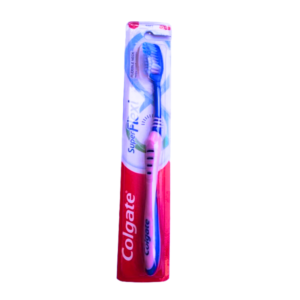 Colgate Super Flexi Toothbrush – 1 pc Advanced Gentle Cleaning for Sensitive Teeth & Gums Key Features: ✔ Ultra-Soft CrissCross Bristles Specially designed bristle arrangement for gentle yet effective plaque removal 25% better plaque removal than regular flat-trim brushes*