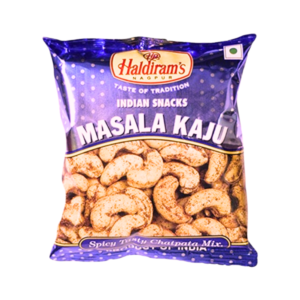 Indulge in Haldiram's signature snack - premium whole cashews coated with a special blend of traditional Indian spices. These golden, crunchy kernels offer a perfect balance of rich nuttiness and zesty masala flavor in every bite. Key Features: 🌟 Select Grade Ingredients: 100% whole premium cashews Authentic Nagpur-style spice mix No broken pieces or fillers