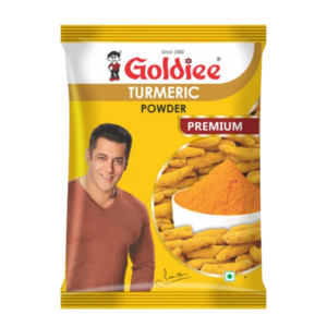 Experience the authentic warmth of Indian kitchens with Goldiee's premium turmeric powder. Sourced from organic farms, our 500g pack contains 100% pure, sun-dried turmeric rhizomes ground to perfection, delivering the perfect balance of color, flavor, and wellness benefits.