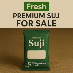 Upgrade your cooking with our Premium Suji, made from carefully selected, high-quality wheat grains. This 500g pack of fine-textured semolina is perfect for both sweet and savory dishes, offering a consistent grind for even cooking