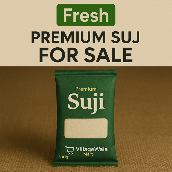 Upgrade your cooking with our Premium Suji, made from carefully selected, high-quality wheat grains. This 500g pack of fine-textured semolina is perfect for both sweet and savory dishes, offering a consistent grind for even cooking