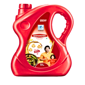 Mahakosh Kachi Ghani Mustard Oil 5L Authentic Cold-Pressed Mustard Oil for Pure Flavor and Health