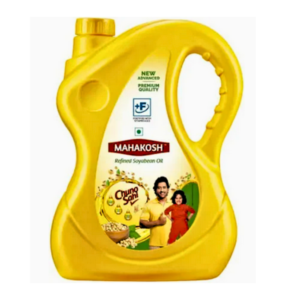 Mahakosh Refined Soyabean Oil 5L Pure, Light, and Nutritious Cooking Oil for Everyday Use