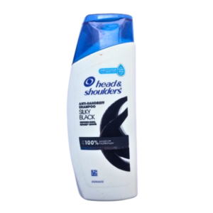 Head & Shoulders Silky Black Anti-Dandruff Shampoo (72ml) Clinical dandruff protection meets radiant black hair beauty