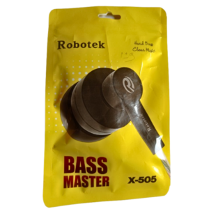 Robotek BassMaster X-505 Earphones Engineered for Bass That You Feel, Not Just Hear