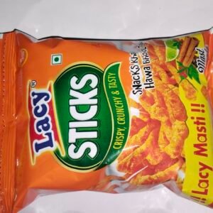 Lacy Sticks Masala Namkeen 18g | Crispy Crunchy & Tasty Snack | ₹5 Pack
