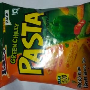 Lacy Green Chilli Pasta Namkeen 20g | Crispy & Spicy Snack | ₹5 Pack
